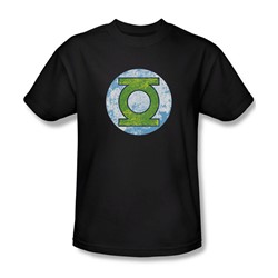 Dc Comics - Mens Gl Neon Distress Logo T-Shirt In Black