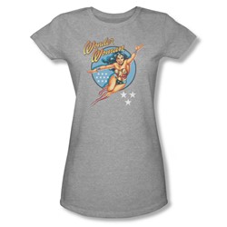 Dc Comics - Womens Wonder Woman Vintage T-Shirt In Heather