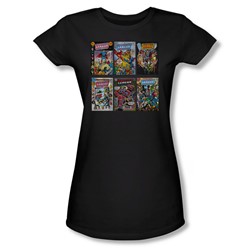 Dc Comics - Womens Dco Covers T-Shirt In Black