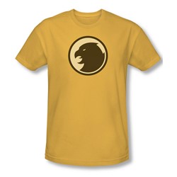 Dc Comics - Mens Hawkman Symbol T-Shirt In Gold