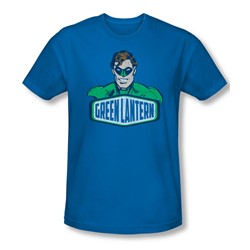 Dc Comics - Mens Green Lantern Sign T-Shirt In Royal