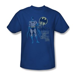 Dc Comics - Mens Night Life T-Shirt In Royal