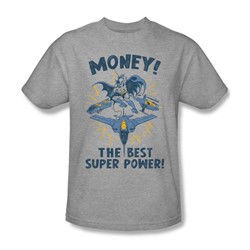 Dc Comics - Mens Money T-Shirt In Heather