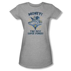 Dc Comics - Womens Money T-Shirt In Heather
