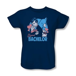Dc Comics - Womens Bachelor T-Shirt In Navy