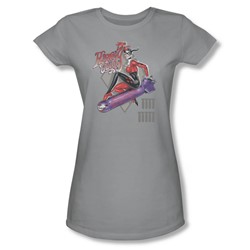 Dc Comics - Womens Harleys The Bomb T-Shirt In Silver