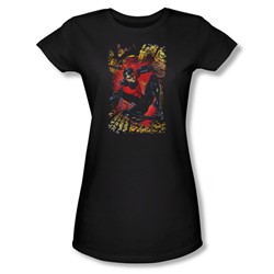 Justice League, The - Womens Nightwing #1 T-Shirt In Black