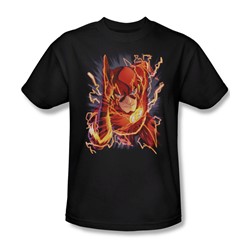 Justice League, The - Mens Flash #1 T-Shirt In Black