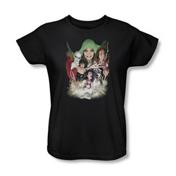 Justice League, The - Womens Justice League Dark T-Shirt In Black