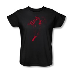 Justice League, The - Womens Flash Darkness T-Shirt In Black