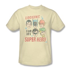 Justice League, The - Mens My Super Hero T-Shirt In Cream