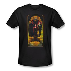Justice League, The - Mens Deco T-Shirt In Black