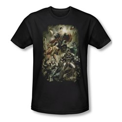 Justice League, The - Mens Aftermath T-Shirt In Black
