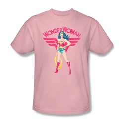Justice League, The - Mens Ww Sparkle T-Shirt In Pink