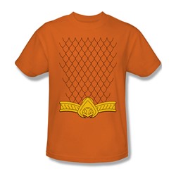 Justice League, The - Mens New Aqua Costume T-Shirt In Orange