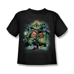 Green Lantern - Little Boys Corps #1 T-Shirt In Black