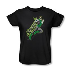 Green Lantern - Womens Among The Stars T-Shirt In Black