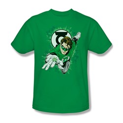 Green Lantern - Mens Ring First T-Shirt In Kelly Green