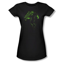 Green Lantern - Womens Lantern Darkness T-Shirt In Black