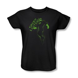 Green Lantern - Womens Lantern Darkness T-Shirt In Black