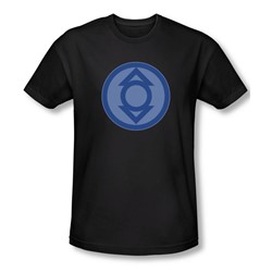 Green Lantern - Mens Indigo Symbol T-Shirt In Black