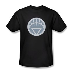 Green Lantern - Mens White Symbol T-Shirt In Black