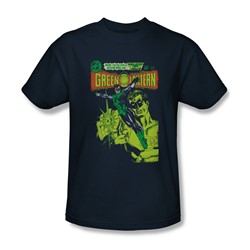 Green Lantern - Mens Vintage Cover T-Shirt In Navy