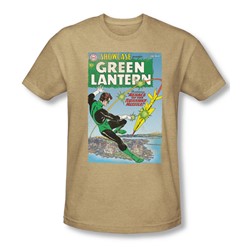 Green Lantern - Mens Menace Missle T-Shirt In Sand