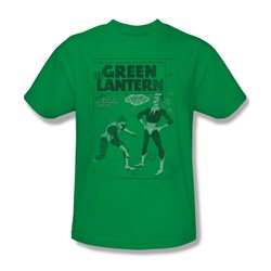 Green Lantern - Mens Perilous Traps T-Shirt In Kelly Green