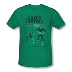 Green Lantern - Mens Perilous Traps T-Shirt In Kelly Green