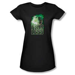 Green Lantern - Womens Fearless T-Shirt In Black
