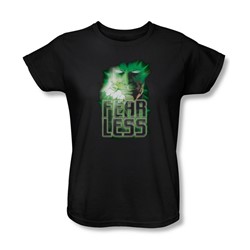 Green Lantern - Womens Fearless T-Shirt In Black
