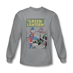 Green Lantern - Mens Puppet Menace Long Sleeve Shirt In Silver