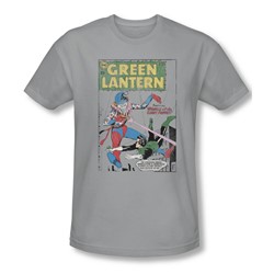 Green Lantern - Mens Puppet Menace T-Shirt In Silver