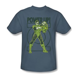 Green Lantern - Mens Power Up T-Shirt In Slate