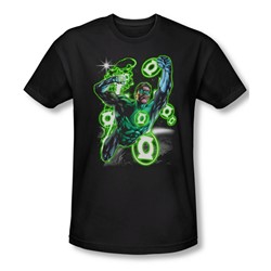 Green Lantern - Mens Earth Sector T-Shirt In Black