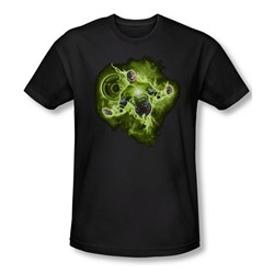 Green Lantern - Mens Lantern Nebula T-Shirt In Black