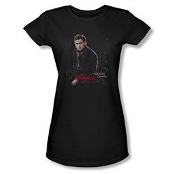 Vampire Diaries - Womens Stefan T-Shirt In Black