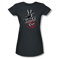 The Voice - Womens Team Adam T-Shirt In Charcoal