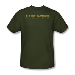 Which Of My Enemies - Military Green S/S Adult T-Shirt For Men