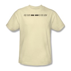 Sheep Shrink - Adult Cream S/S T-Shirt For Men