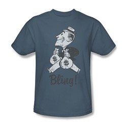 Bling - Adult Slate S/S T-Shirt For Men