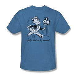 Golly Big Rooster - Adult Carolina Blue S/S T-Shirt For Men