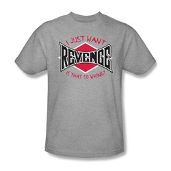 Revenge - Adult Ath. Heather S/S T-Shirt For Men