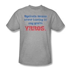 Dyslexia - Adult Heather S/S T-Shirt For Men