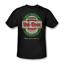 Uni - Brau - Adult Black S/S T-Shirt For Men
