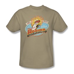 Red Hot Rooster - Adult Sand S/S T-Shirt For Men
