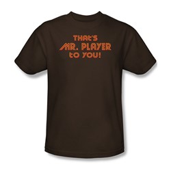 Mr Player - Adult Coffee S/S T-Shirt For Men