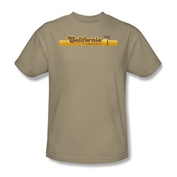 California - Adult Sand S/S T-Shirt For Men