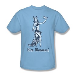 Nice Maracas - Adult Light Blue S/S T-Shirt For Men